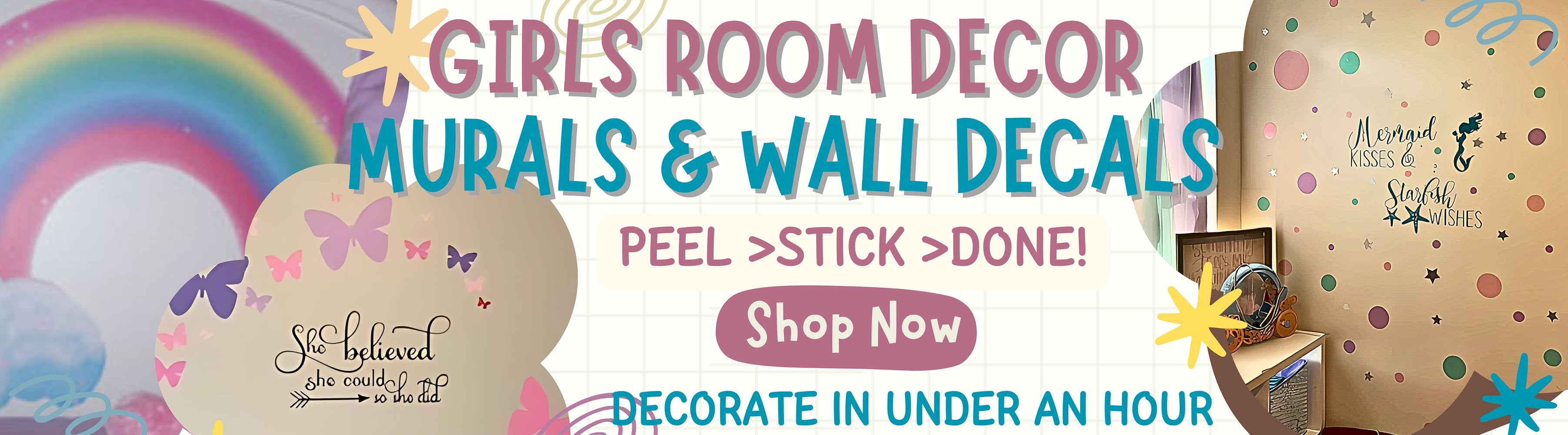 Girls Room Murals