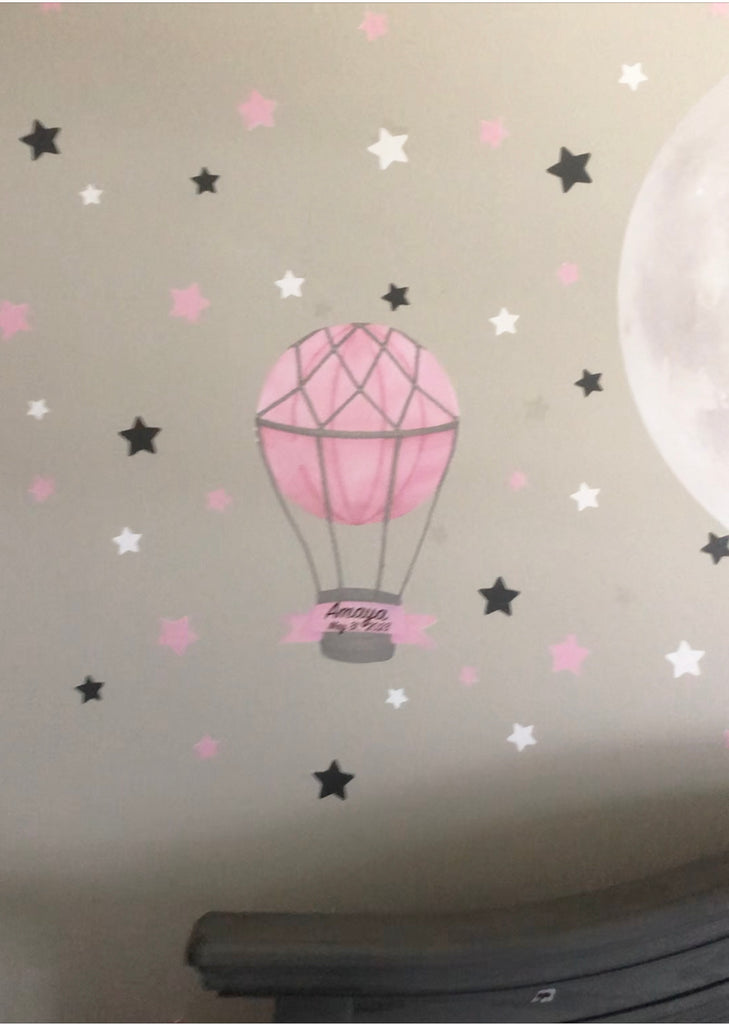 Hot Air Balloon Wall Decal