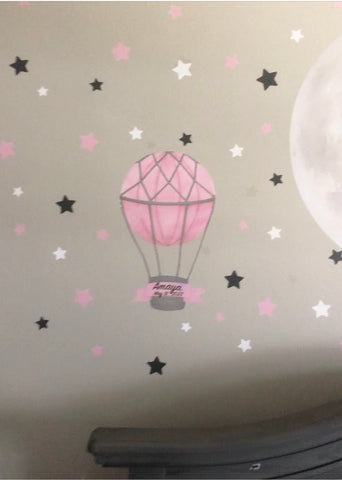 Hot Air Balloon Wall Decal