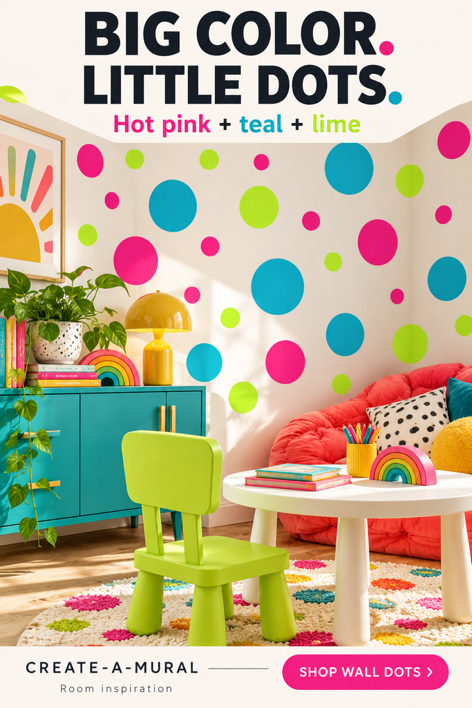 Tropical Wall Dot Decals