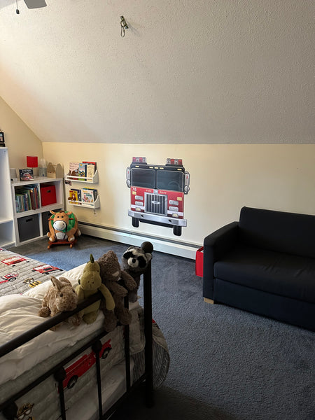 Fire Truck Wall Mural - Create-A-Mural