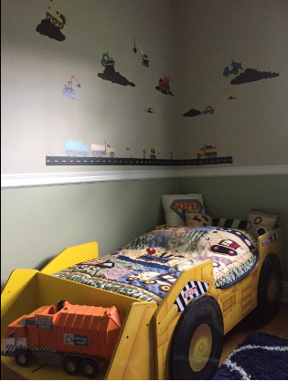 Truck Wall Decals Construction Boys Wall Decor Stickers