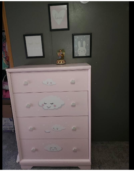 Sleeping Moon Clouds & Stars Room Decals