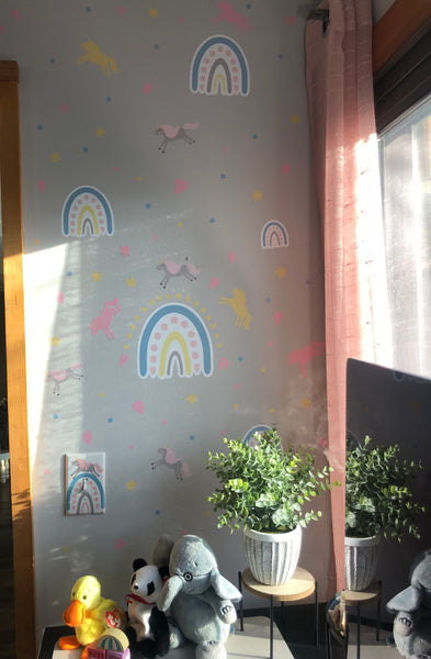 Boho Rainbow & Unicorn Room Kit