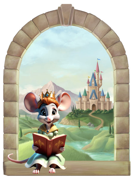Princess Castle Window Wall Decal