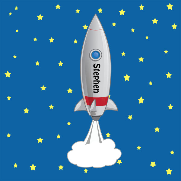 Rocket Ship Wall Decals & Light Switch Cover