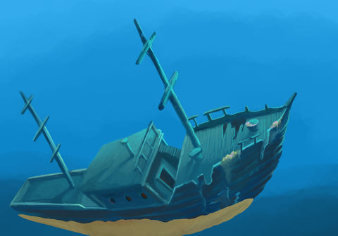 US Pirate Adventures Mural - Create-A-Mural