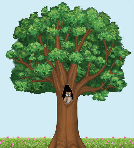 Tree Mural 5' - Create-A-Mural