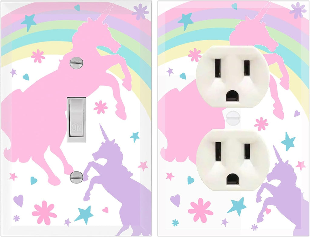 Unicorn Decor: Light Switch & Outlet Plate