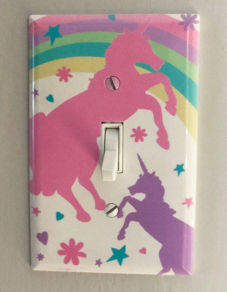 Pastel Unicorn Light Switch Cover