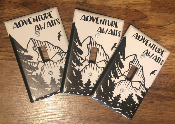 Adventure Awaits Light Switch Cover