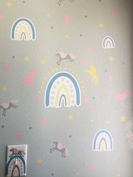 Boho Rainbow & Unicorn Room Kit