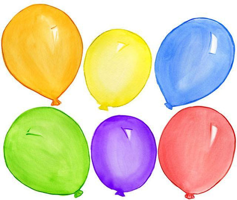 Balloon Bunch Wall Stickers - Create-A-Mural
