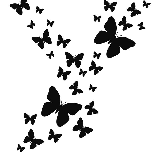 Black Butterfly Room Kit
