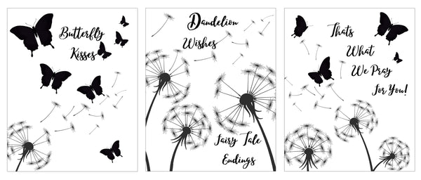 Black Butterfly Room Kit
