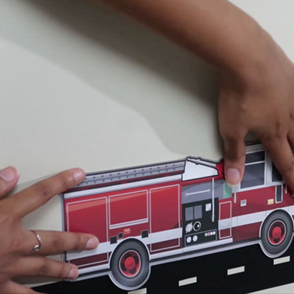 Fire Engine Wall Decal -Custom