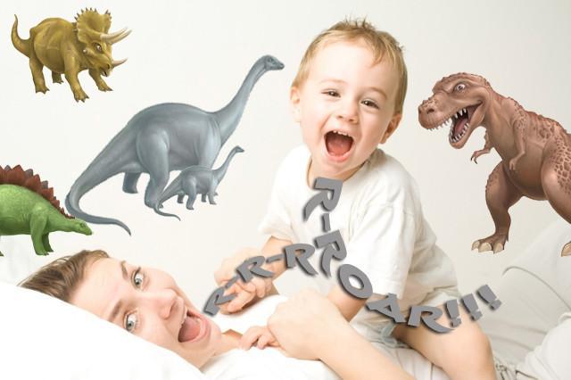 Dinosaur Wall Decals - Kids Room Mural Wall Decals