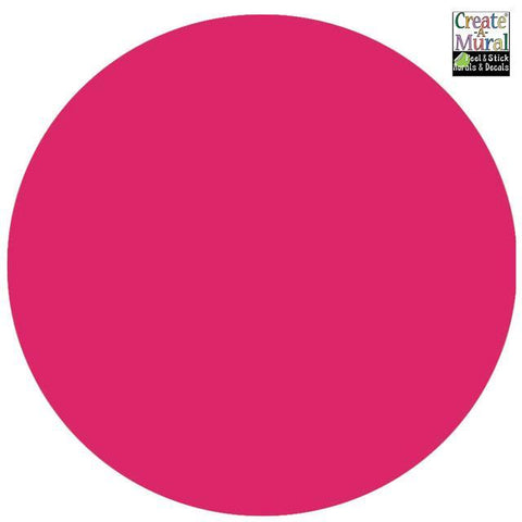 Dry Erase Dot Decal (Hot Pink) - Create-A-Mural