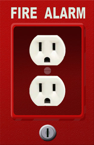 Fire Alarm Plug / Outlet Cover