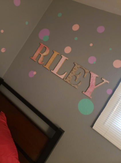 Pastel  Polka Dot Wall Decals - Create-A-Mural