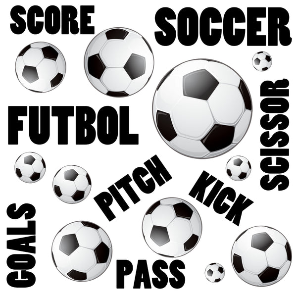 Soccer Futbol Wall Decals