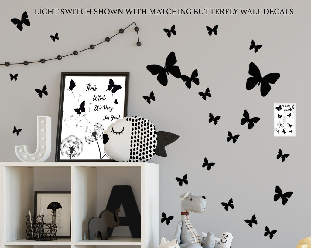 Black Butterfly Room Kit