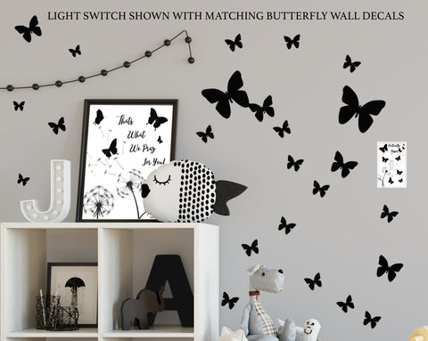 Black Butterfly Room Kit