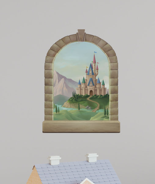 Princess Castle Window Wall Decal