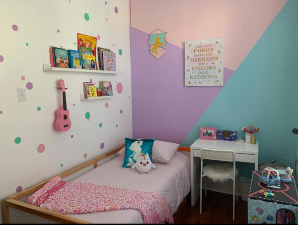 Pastel  Polka Dot Wall Decals - Create-A-Mural