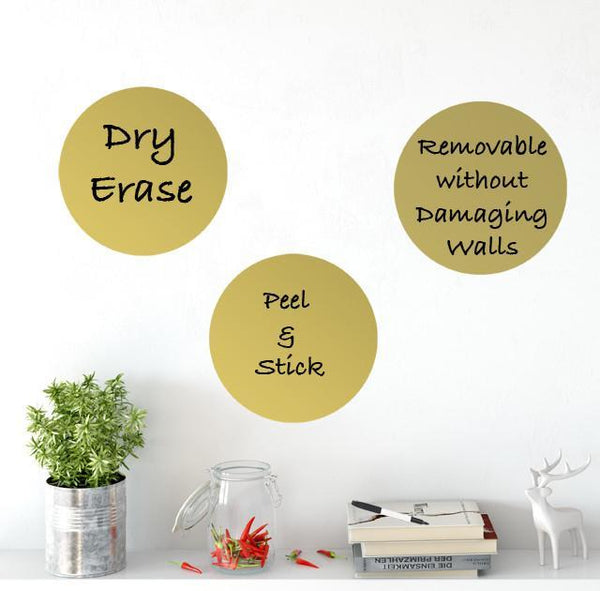 Dry Erase Days of The Week Dot Wall Decals