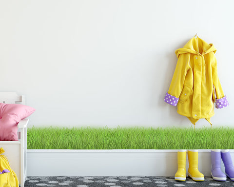 Grass Border Decal - Kids Room Mural Wall Decals