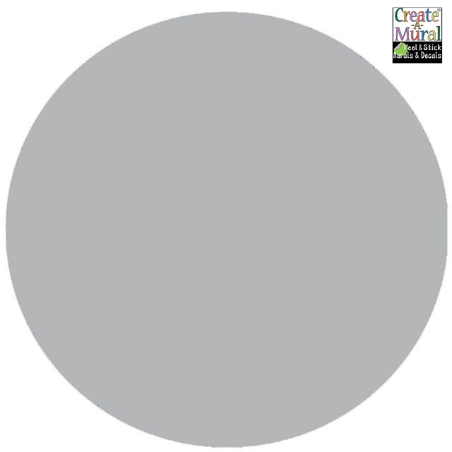 Dry Erase Dot Decal (Grey) - Kids Room Mural Wall Decals