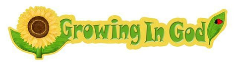 Growing In God Mural Banner Large Decal - Create-A-Mural