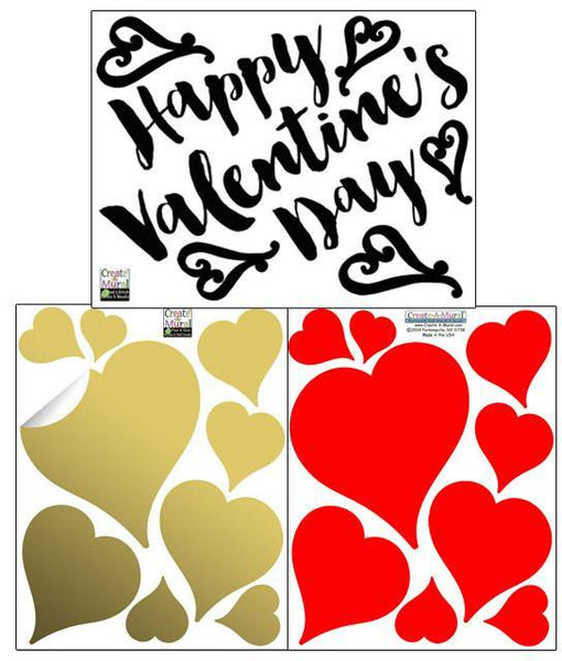 Valentine’s Day Wall Decals - Kids Room Mural Wall Decals