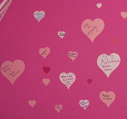 Heart Wall Decals - Kids Room Mural Wall Decals