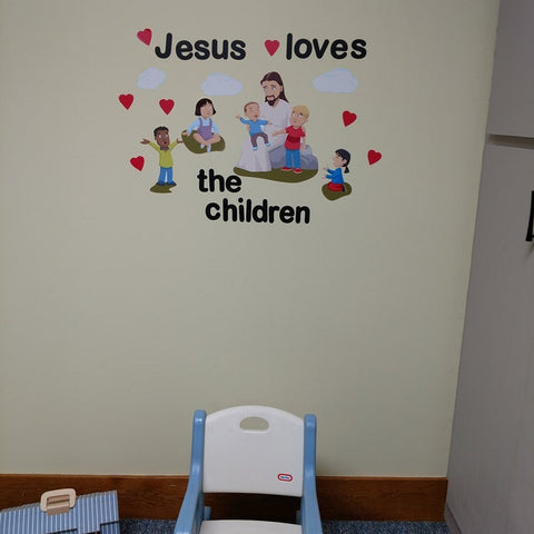 Jesus Love The Children Wall Decals
