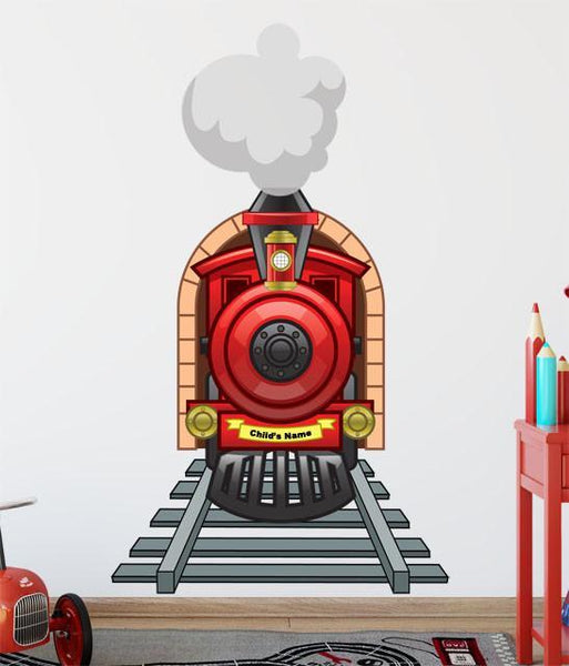 Choo Choo Train Wall Mural for Boys - Kids Room Mural Wall Decals