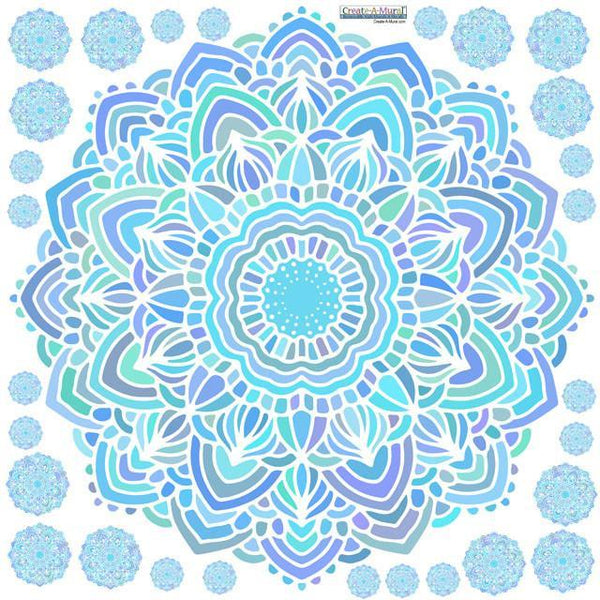 Mandala Wall Mural - Kids Room Mural Wall Decals