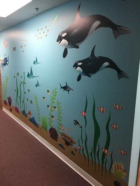 Under Water Adventures Classroom Mural Kit - Create-A-Mural