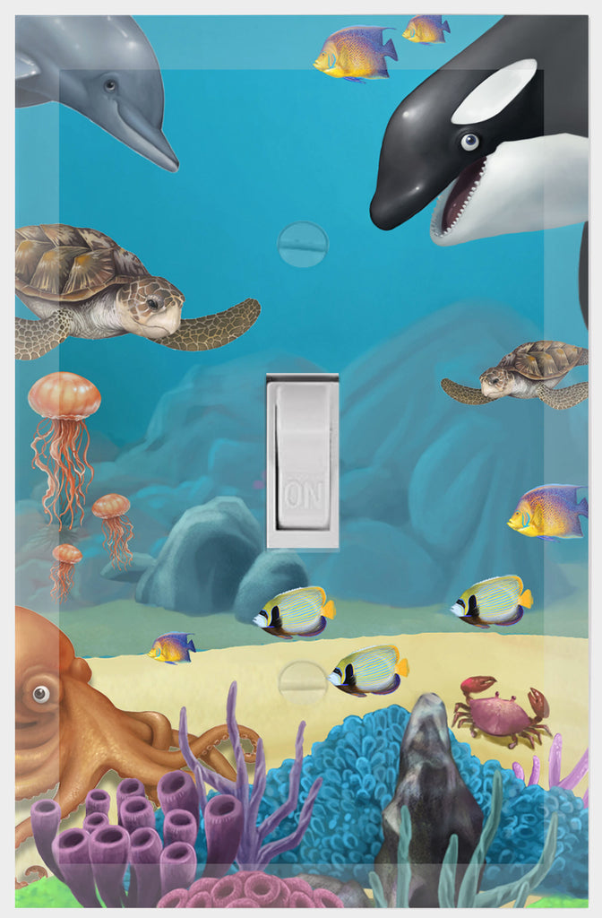 Ocean Kids Room Light Switch Cover