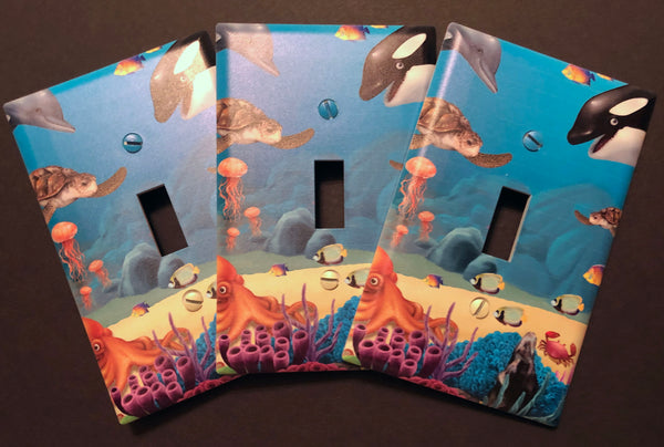 Ocean Kids Room Light Switch Cover