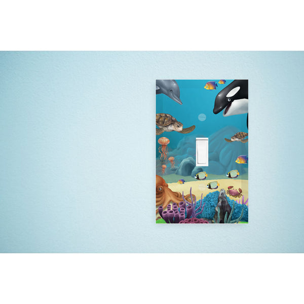 Ocean Kids Room Light Switch Cover