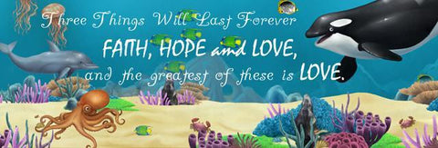 Ocean VBS Banner - Kids Room Mural Wall Decals