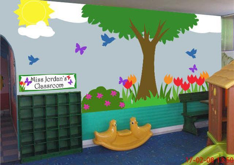 Outside Garden Classroom Mural Kit - Create-A-Mural
