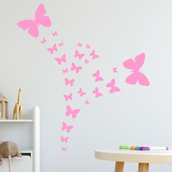 Butterfly Wall Decals -Girls Room Decor Stickers