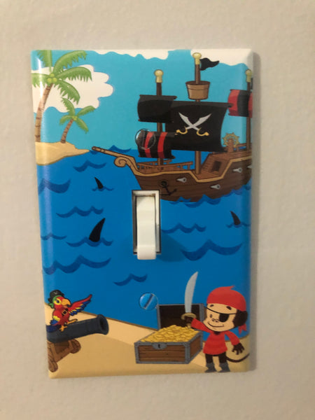Pirate Light Switch Cover Plate