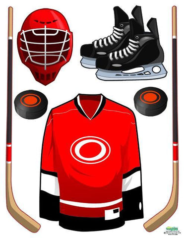 Play Hockey Wall Decals - Create-A-Mural