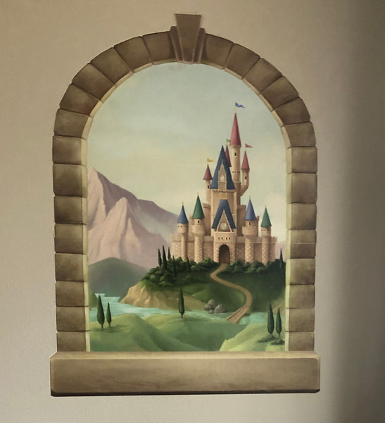 Princess Castle Window Wall Decal