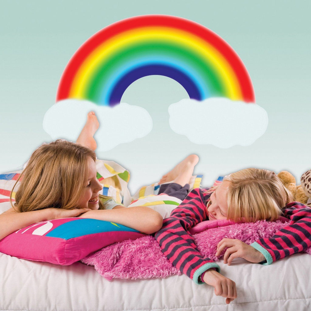 Primary Rainbow Mural - Kids Room Mural Wall Decals