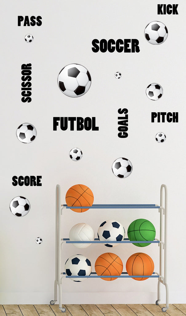 Soccer Futbol Wall Decals